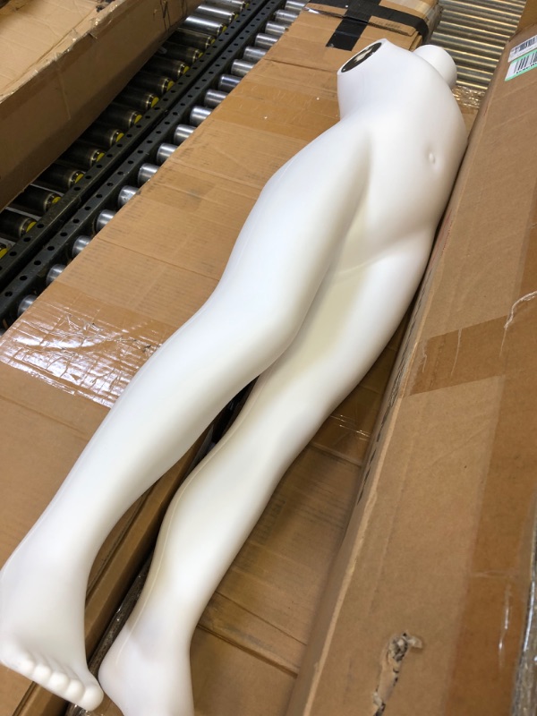 Photo 1 of SHAREWIN Kid Mannequin Full Body Adjustable Faceless Mannequin Torso Child Dress Form Realistic Adjustable Detachable Manikin Body Display with Metal Base for Children 43.3 Inches