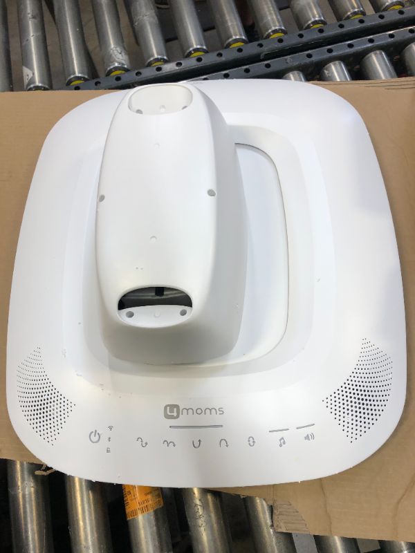 Photo 1 of 4moms MamaRoo Multi-Motion Baby Swing, Bluetooth Baby Swing with 5 Unique Motions, Grey