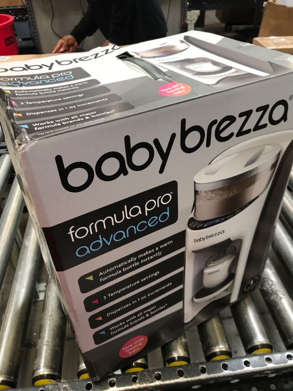 Photo 2 of New and Improved Baby Brezza Formula Pro Advanced Formula Dispenser Machine - Automatically Mix a Warm Formula Bottle Instantly - Easily Make Bottle with Automatic Powder Blending