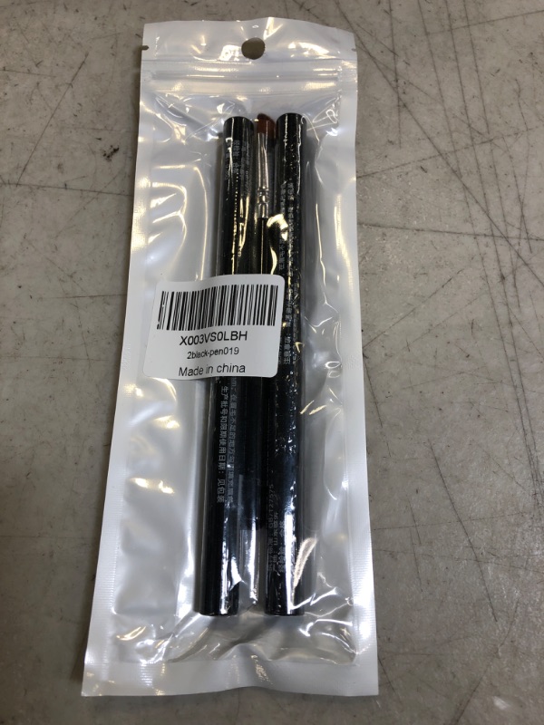 Photo 2 of 2 pack black eyebrow pencil with eyebrow brush,#pen019