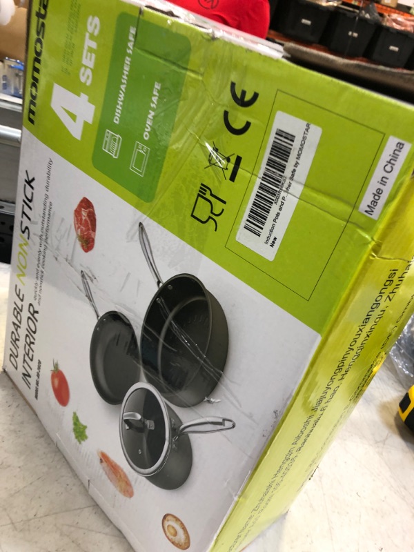 Photo 3 of  Pots and Pans, Stainless Steel Pots And Pans Set 4pcs With Lid, Induction Cookware For Oven & Dishwasher Safe 