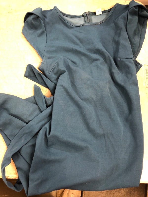 Photo 1 of womens dress-teal 
size- small