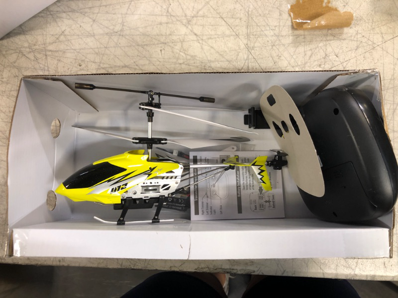 Photo 2 of Cheerwing U12 Remote Control Helicopter with Altitude Hold, Mini RC Helicopter for Adults Kids, One Key take Off/Landing and 2 Batteries Yellow