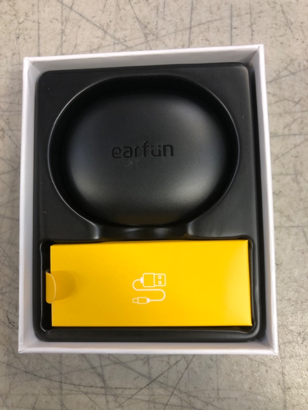 Photo 3 of EarFun Air S Noise Cancelling Wireless Earbuds, Qualcomm® aptX™, 4 Mics CVC 8.0 Call, Multipoint Connection, Wireless Charging, 10mm Wool Composite Drivers, App with Custom EQ, Game Mode, Black