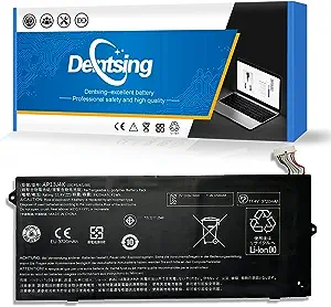 Photo 1 of Dentsing AP13J3K AP13J4K Laptop Battery Compatible with Acer Chromebook 11.6" 11 C720 C720P C740 Series Notebook KT.00304.001 KT.00303.001 CB3-431-C5EX 11.25V 45Wh 3990mAh (2.5cm Short Cable)
