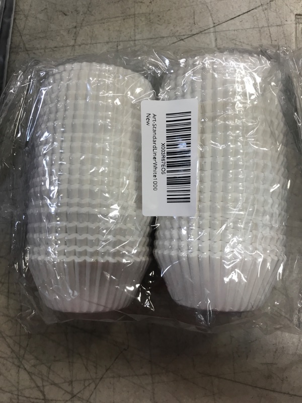 Photo 1 of 1000 Pcs Cupcake Liners Baking Cups White Odorless Muffin Liners for Baking(Standard Size) https://a.co/d/f4mmXn6