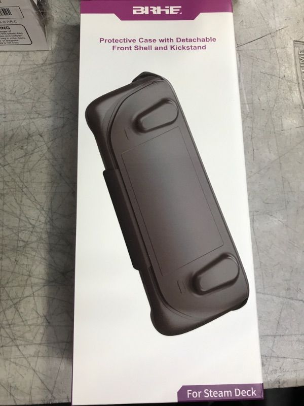Photo 1 of 2023 Skin for Steam Deck Case Rugged Armor Protective Case Designed for Steam Deck TPU Cover with Absorption Anti-Scratch Cover Protector Steam Deck Accessories Black