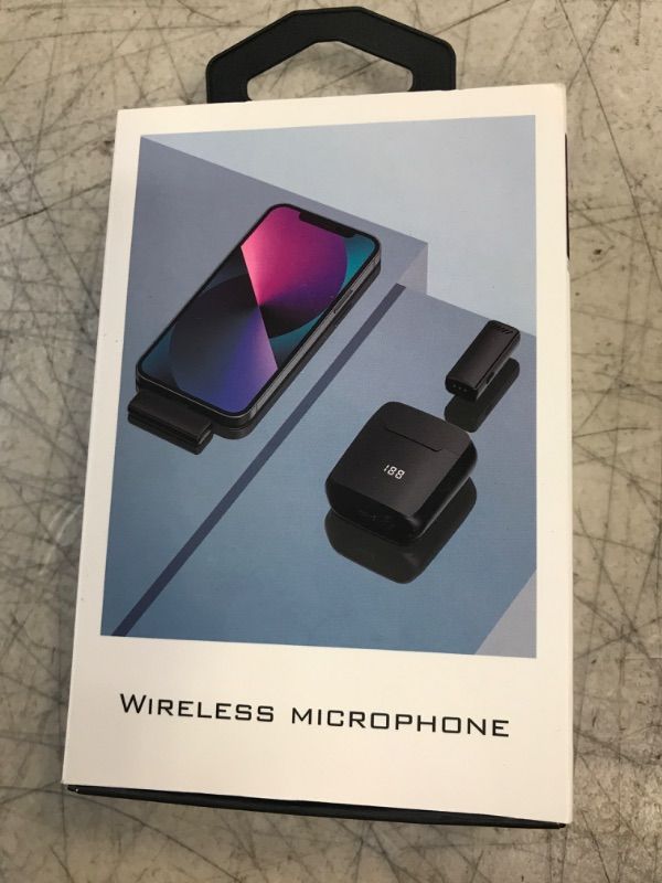 Photo 1 of 2-Pack Wireless Lavalier Microphone for iPhone & iPad - Clip-On Mic for Video Recording, Podcasts, Live Streaming - Includes Charging Case - Compatible with YouTube, TikTok https://a.co/d/hxEA3V3