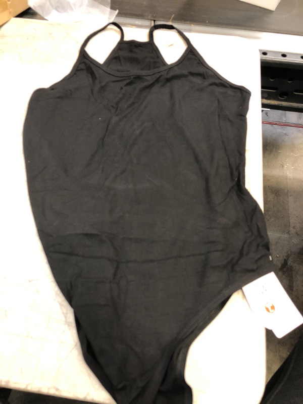 Photo 1 of womens tank cami bodysuit- black 
size large