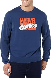 Photo 1 of Amazon Essentials Disney | Marvel | Star Wars Men's Crew Sweaters - Navy - Sz Large
