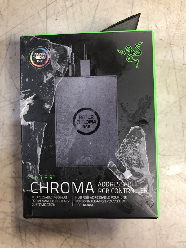 Photo 2 of Razer Chroma Addressable RGB Controller: Universal Compatibility - 6 Addressable RGB Headers - Powered Chroma RGB - Supported Synapse 3 - SSD Mounting Points