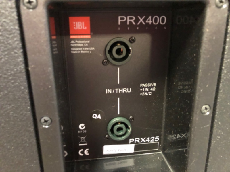 Photo 4 of JBL Professional PRX425 Compact 2-way Loudspeaker System, 15-Inch, Black

