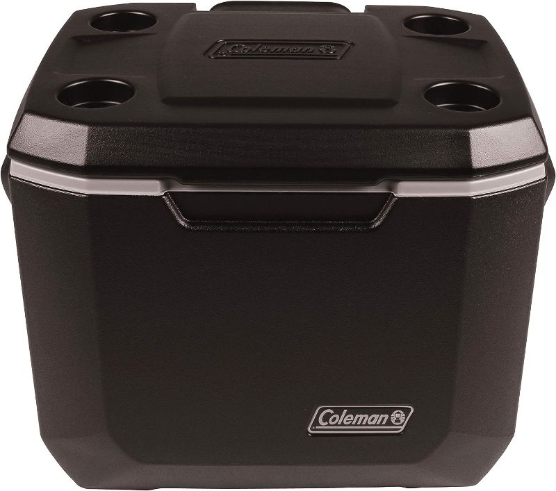 Photo 1 of Coleman Portable Rolling Cooler | 50 Quart Xtreme 5 Day Cooler with Wheels | Wheeled Hard Cooler Keeps Ice Up to 5 Days
