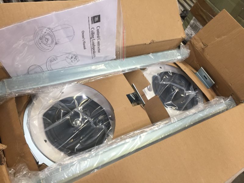 Photo 2 of JBL Professional Control 26C 6.5-Inch Ceiling Loudspeaker Transducer Assemblies, Sold as Pair, White Speaker without Transformer Taps