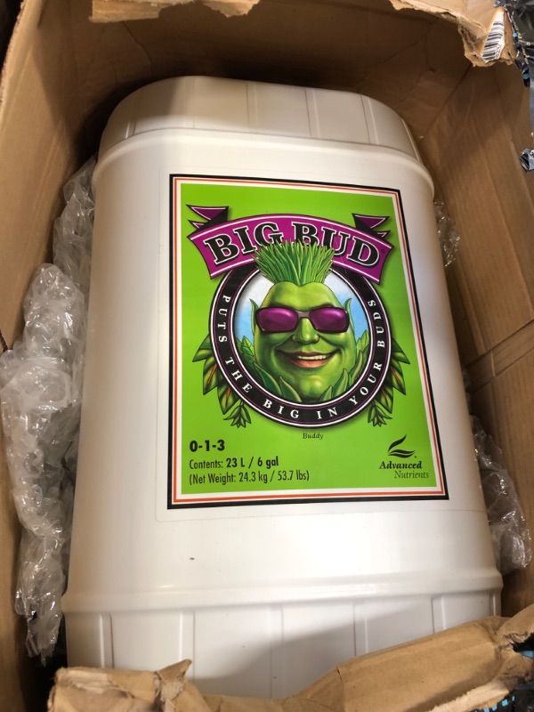Photo 1 of Advanced Nutrients Big Bud Liquid Fertilizer, 23-liter
