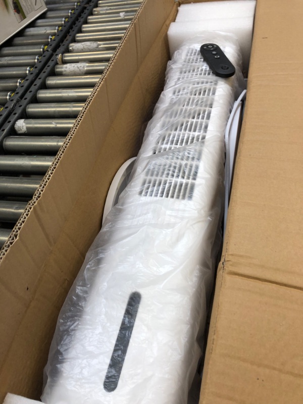 Photo 1 of 35’’ Evaporative Cooler Tower Fan 3-IN-1 Portable Air Conditioner, Remote Control, LED Panel, 100 Degree Oscillation, 3 Speeds, Natural/Sleep Modes, 15 Hour Timer, 2 Ice Packs for Home Office School