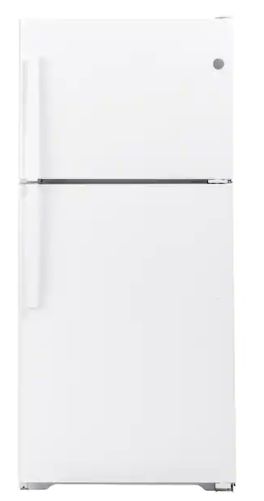 Photo 1 of 21.9 cu. ft. Top Freezer Refrigerator in White, Garage Ready
