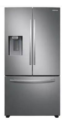 Photo 1 of Samsung 27-cu ft French Door Refrigerator with Dual Ice Maker (Fingerprint Resistant Stainless Steel) ENERGY STAR