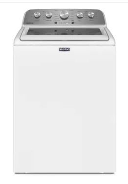 Photo 1 of Maytag 4.8-cu ft High Efficiency Impeller Top-Load Washer (White)