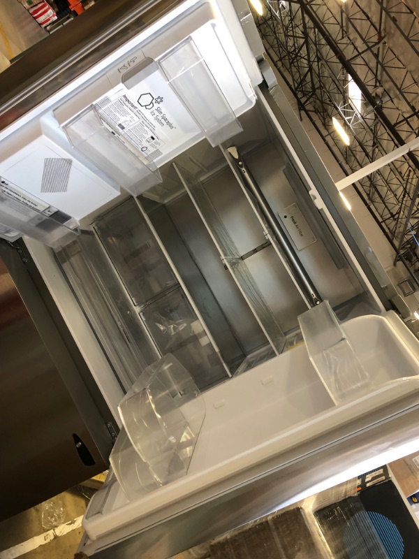 Photo 1 of LG Counter Depth MAX 25.5-cu ft Counter-depth Smart French Door Refrigerator with Dual Ice Maker (Fingerprint Resistant) ENERGY STAR