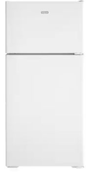 Photo 1 of Hotpoint 15.6-cu ft Top-Freezer Refrigerator (White)