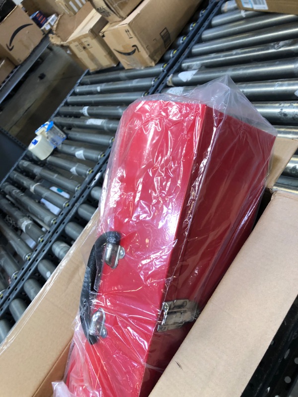 Photo 1 of BIG RED TB101 Torin 19" Hip Roof Style Portable Steel Tool Box with Metal Latch Closure and Removable Storage Tray, Red 19-Inch