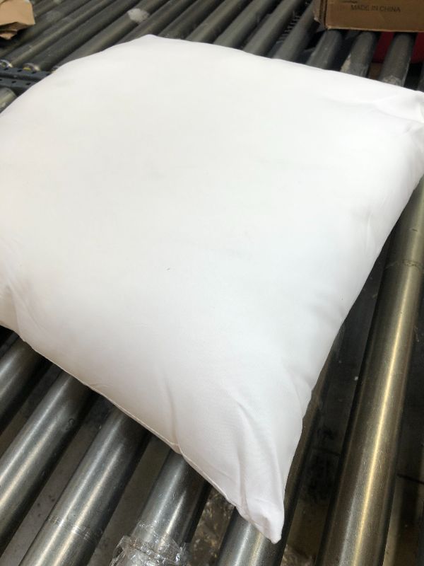 Photo 1 of 20X20 WHITE THROW PILLOW
