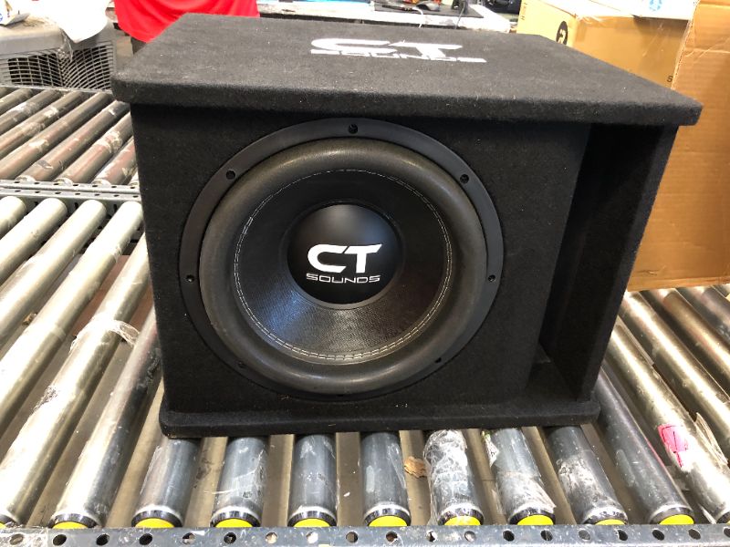 Photo 2 of CT Sounds Single 12” 1300W Loaded Tropo Series Ported Car Subwoofer Box - TROPO-1X12D2