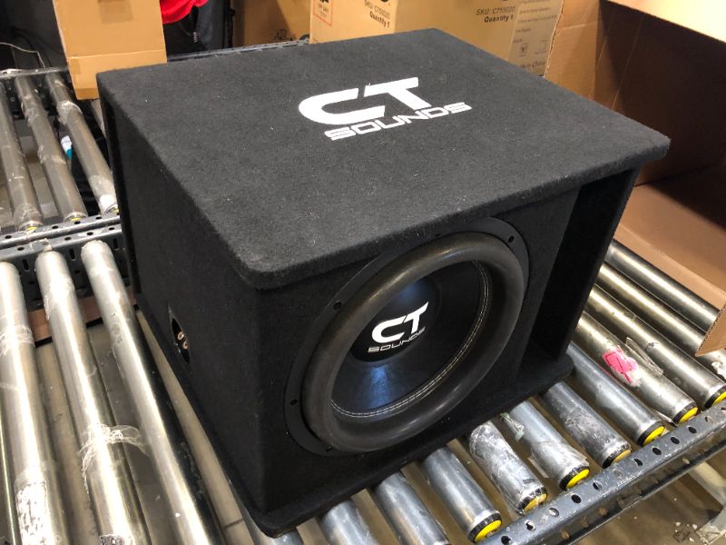 Photo 5 of CT Sounds Single 12” 1300W Loaded Tropo Series Ported Car Subwoofer Box - TROPO-1X12D2