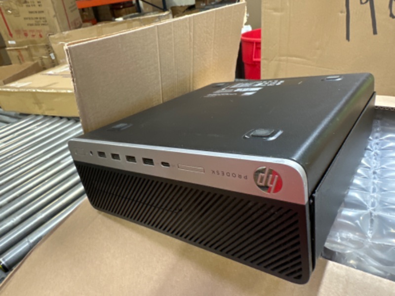 Photo 2 of HP ProDesk 600 G4 SFF Home and Business Desktop Black (Intel i5-8500 6-Core, 16GB RAM, 512GB PCIe SSD, Intel UHD 630, 2xUSB 3.1, 2 Display Port (DP), Optical Drive, Win 10 Pro) (Renewed) 16GB RAM|512GB SSD|Win10Pro - -REFURBISHED