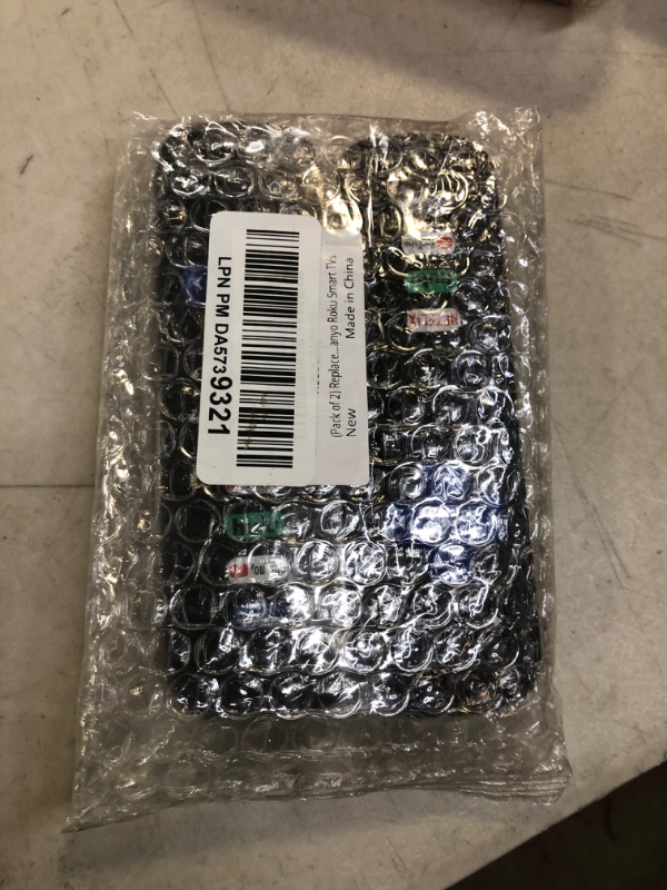 Photo 1 of (Pack of 2) Replaced Remote Control Only for Roku TV, Compatible for TCL Roku/Hisense Roku/Onn Roku/Sharp Roku/Element Roku/Westinghouse Roku/Philips Roku Series Smart TVs (Not for Roku Stick and Box)