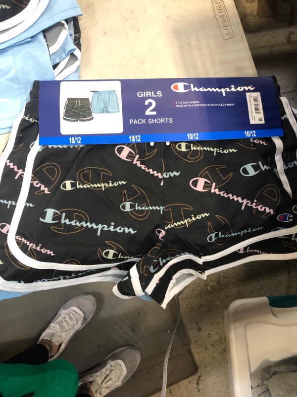 Photo 2 of NEW Champion Girl's 2 Pack 2 1/2" Inseam Woven Shorts Size 14-16