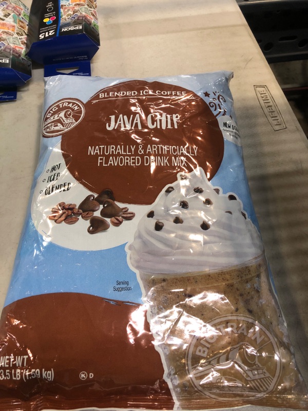 Photo 1 of Big Train Blended Ice Coffee - 3.5 lb bags - Bag of 1 - Single Flavor Java Chip
11/2023