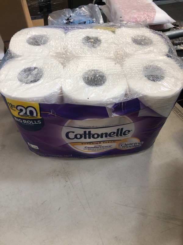 Photo 1 of Cottonelle Ultra ComfortCare Soft Toilet Paper, 12 Big Rolls, Bath Tissue 12 Count (Pack of 1)