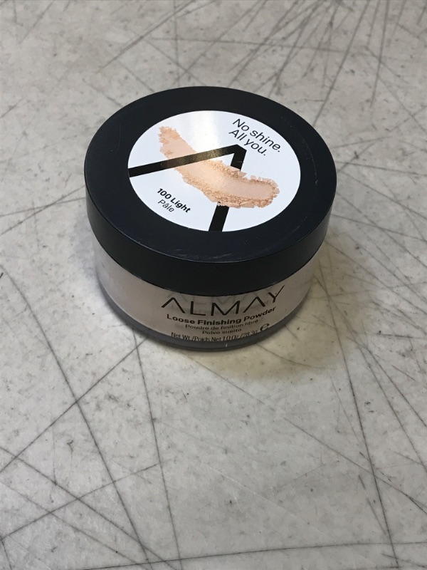 Photo 2 of Almay Setting Powder, Face Makeup, Matte Loose Powder, Hypoallergenic, Cruelty Free, 100 Light, 1 Oz
