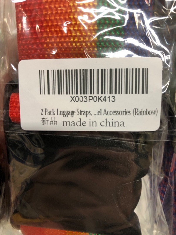 Photo 1 of 2 PACK LUGGAGE STRAPS 