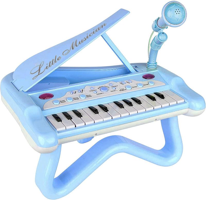 Photo 1 of ToyVelt Kids Piano, Perfect Baby Piano for Kids Ages 3-5, Kids Keyboard Piano comes with Microphone & Music Modes, Toy Piano for Toddlers 1-3 Lights Up, Perfect First Piano Gift for toddlers - 24 Keys
