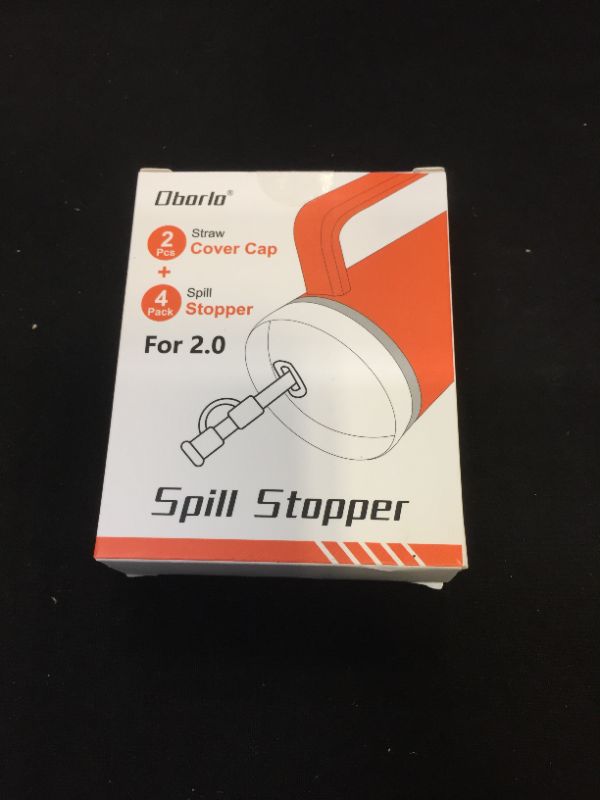 Photo 2 of 4 Pack Upgraded Silicone Spill Stopper for Stanley Cup 2.0 40oz/30oz, Essential Leak-Proof Stan-ley Cup Accessories, Including 2 Straw Cover Cap, 4 Square Spill Stopper and 4 Round Leak Stopper for Stanley 2.0