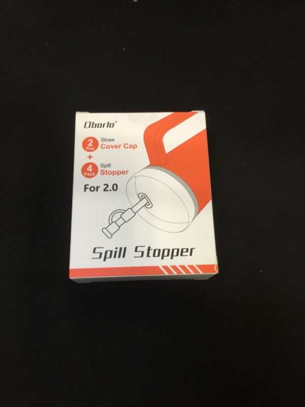 Photo 2 of 4 Pack Upgraded Silicone Spill Stopper for Stanley Cup 2.0 40oz/30oz, Essential Leak-Proof Stan-ley Cup Accessories, Including 2 Straw Cover Cap, 4 Square Spill Stopper and 4 Round Leak Stopper for Stanley 2.0