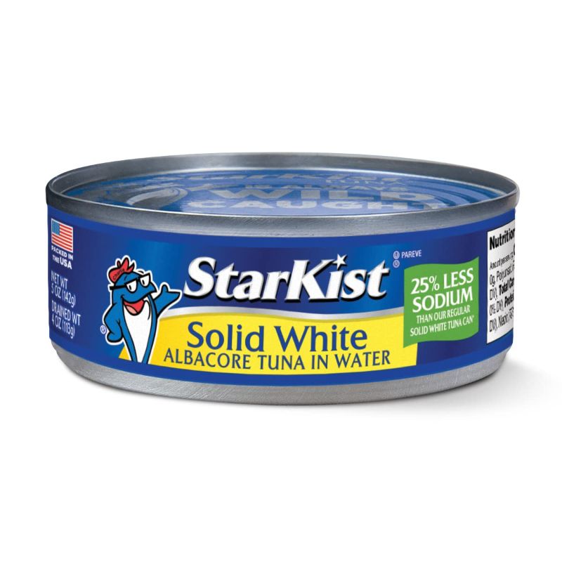 Photo 1 of 24 PACK--Starkist Solid White Albacore Tuna in Water (5oz) -- BEST BY- 032027