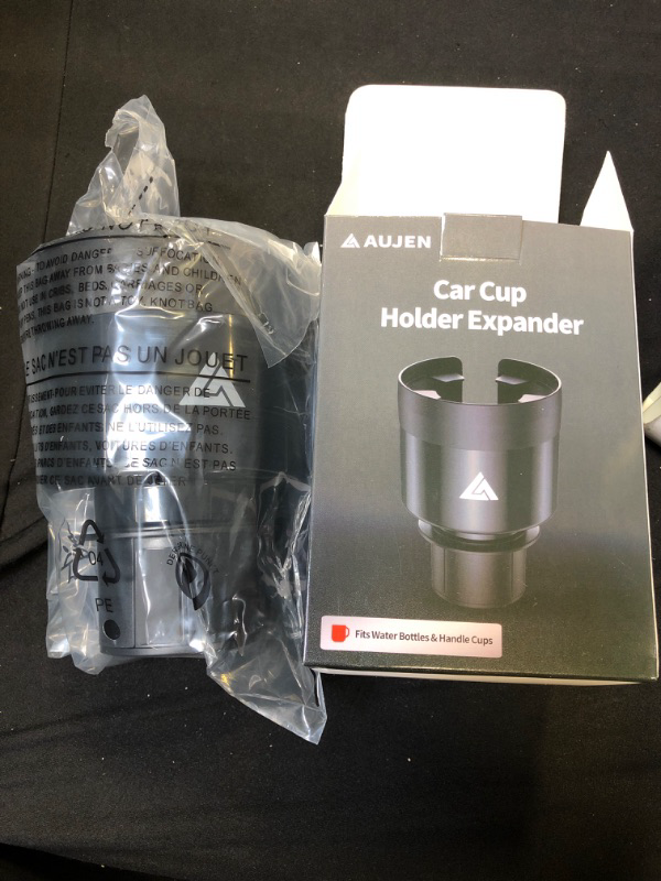 Photo 1 of AUJEN Cup Holder Expander for Car - Car Cup Holder Expander with an Adjustable Base, All Purpose Car Cup Holder for Bottles and Cups with a Diameter of 2.8"-3.8" & Handle Width?1.02" 1 PACK
