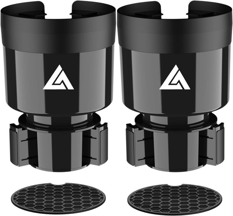 Photo 1 of AUJEN Cup Holder Expander for Car - Car Cup Holder Expander with an Adjustable Base, All Purpose Car Cup Holder for Bottles and Cups with a Diameter of 2.8"-3.8" & Handle Width?1.02" 1 PACK
