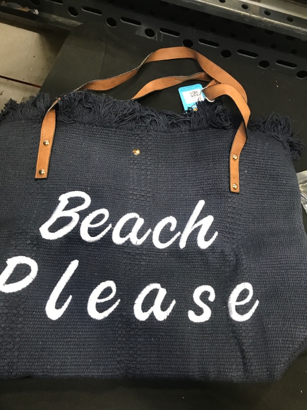 Photo 1 of BEACH PLEASE  BAG NAVY BLUE