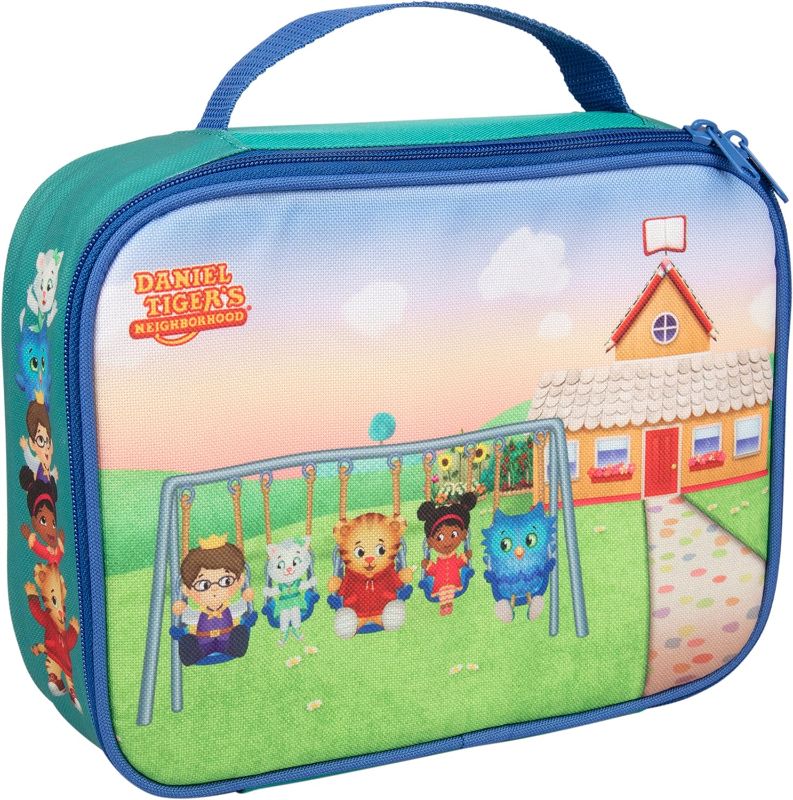 Photo 1 of Daniel Tiger's Neighborhood - Insulated Durable Lunch Bag Sleeve - Swing & Friends
