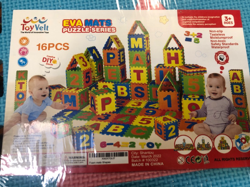 Photo 1 of EVA MATS PUZZLE SERIES 16PCS