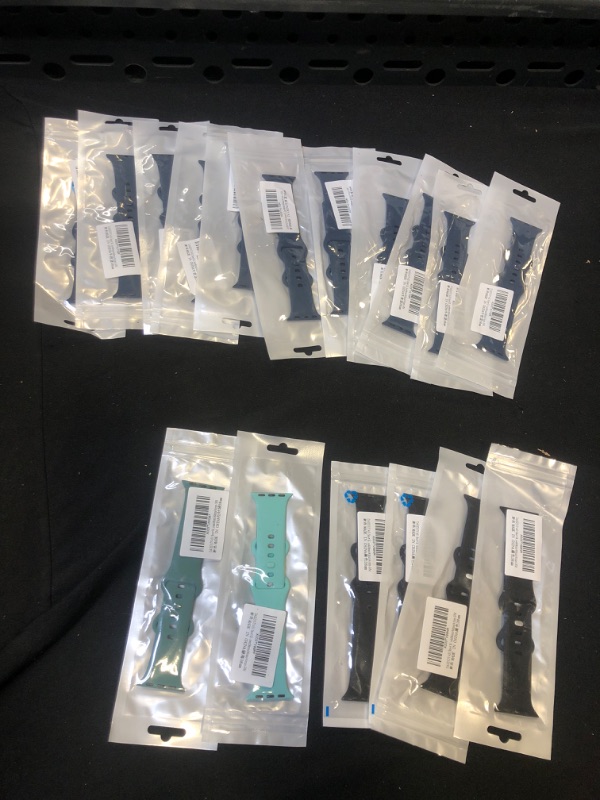 Photo 1 of 17PC BAG LOT (SPORT BAND SIZES 38MM/ 40MM/ 41MM)
