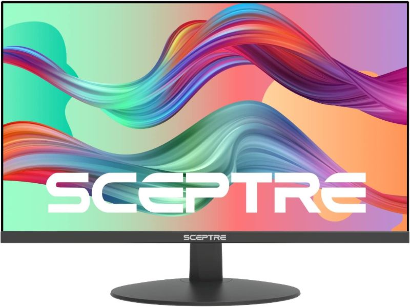 Photo 1 of Sceptre IPS 27" LED Gaming Monitor 1920 x 1080p 75Hz 99% sRGB 320 Lux HDMI x2 VGA Build-in Speakers, FPS-RTS Machine Black (E278W-FPT series)
