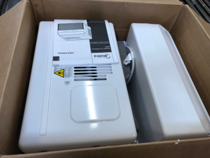 Photo 3 of Midea 8,000 BTU U-Shaped Smart Inverter Window Air Conditioner–Cools up to 350 Sq. Ft., Ultra Quiet with Open Window Flexibility, Works with Alexa/Google Assistant, 35% Energy Savings, Remote Control 8000 BTU AC