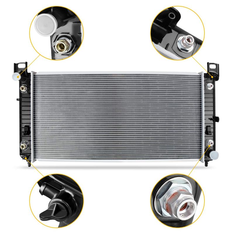 Photo 1 of Maxiii 34inch Radiator for 1999-2014 Cadillac Escalade, Chevrolet (Chevy) Avalanche/Silverado/Suburban/Tahoe, GMC Yukon/Sierra, Hummer
