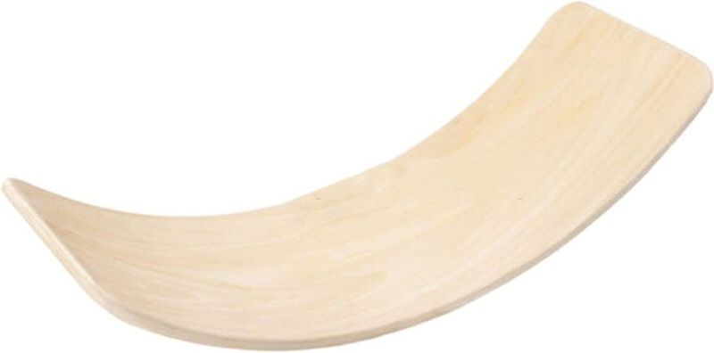 Photo 1 of ZJDU Waldorf Natural Curved Board - Wooden Balance Board for Kids,Balance Board Wobble Toys Yoga Curvy Board -Kids Toddler Open Ended Learning Toy
